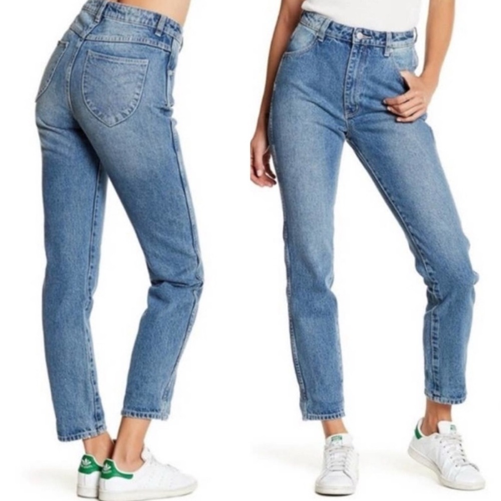 ROLLA'S Dusters High Rise Slim Jeans 100% Cotton G'Day Mate Size 30